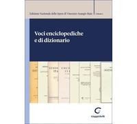 Libri Arangio-Ruiz Vincenzo - Voci Enciclopediche E Di Dizionario