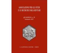 Libri Autori Vari - Associazione Per Gli Studi E Le Ricerche Parlamentari Quader