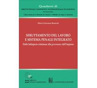 Libri Brancati Maria Giovanna - Sfruttamento Del Lavoro E Sistema Penale Integra