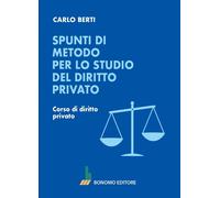 Libri Carlo Berti - Spunti Di Metodo Per Lo Studio Del Diritto Privato