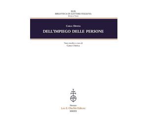 Libri Carlo Denina - Dell'impiego delle persone - 2020