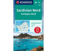 Libri Cartina Escursionistica N. 2497 Sardegna Nord, Set Di 4 Cartine