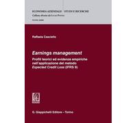 Libri Casciello Raffaela - Earnings Management. Profili Teorici Ed Evidenze Empi