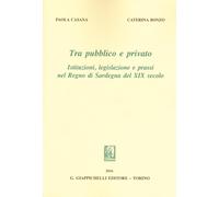 Libri Caterina Bonzo / Paola Casana - Tra Pubblico E Privato. Istituzioni Legisl