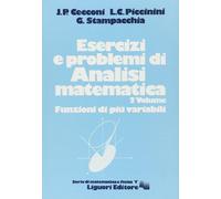 Libri Cecconi Jaures P. / Piccinini Livio C. / Stampacchia Guido - Esercizi E Pr