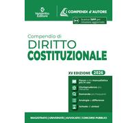 Libri Compendio Di Diritto Costituzionale 2026 Per L'orale Di Avvocato, Per I Co