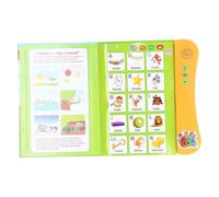 Libri con suono, giocattolo educativo bilingue sensibile al tatto, in | Libro audio interattivo per bambini, giocattolo educativo sensibile al tatto, lettore vocale bilingue per giocatori
