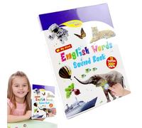 Libri con suono - libri di apprendimento audio inglese interattivo per bambini | Parola musicale educativa giocattolo per lo sviluppo del linguaggio | Libro di conversazione elettronico per bambini in