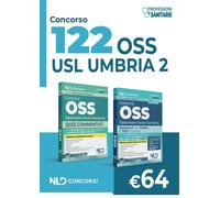 Libri Concorso 122 Oss Umbria. Kit Manuale Quiz Commentati Per La Preparazione A