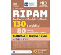 Libri Concorso 130 Ripam Presidenza Del Consiglio Dei Ministri 80 Specialisti Se
