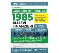 Libri Concorso 1985 Allievi Finanzieri Guardia Di Finanza 2025. Manuale Di Teori