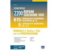 Libri Concorso 2200 Ripam Coesione Sud. 615 Specialisti Economici Statistici (B.