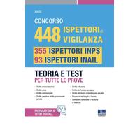 Libri Concorso 448 Ispettori Di Vigilanza, 355 Ispettori INPS E 93 Ispettori INA