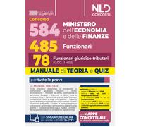 Libri Concorso 548 Ministero Dell'economia E Delle Finanze Di Cui 485 Funzionari