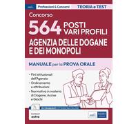 Libri Concorso 564 Funzionari Agenzia Dogane E Monopoli. Manuale E Quesiti Per L
