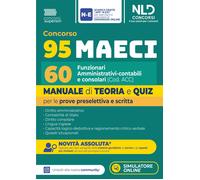 Libri Concorso 95 MAECI 60 Funzionari Amministrativi-Contabili E Consolari. Manu