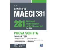 Libri Concorso MAECI 381 Posti. 281 Assistenti Amministrativi Contabili Consolar