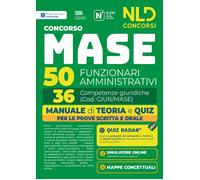 Libri Concorso MASE 50 Posti 36 Funzionari Amministrativi Con Competenze Giuridi