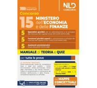Libri Concorso MEF 15 Posti Ministero Dell'economia E Delle Finanze. 5 Specialis
