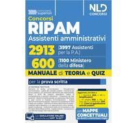 Libri Concorso Ripam 3997 Posti, Profilo 2913 Assistenti Amministrativi E Concor
