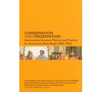 Libri Conservation And Preservation. Interactions Between Theory And Practice. I