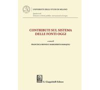 Libri Contributi Sul Sistema Delle Fonti Oggi