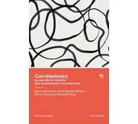 Libri Correlation(S). La Querelle Du Realisme Dans La Philosophie Contemporaine