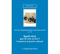 Libri Corso Lucia Scaravilli Antonella Barcellona Giuseppina - Quali Virtu Per I