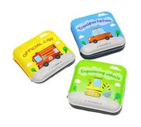 Libri Da Bagno Per - Set Di Libri Da Bagno Impermeabile 9,1 Cm, Libro Per Bambini A Tema Di Trasporto, Giocattoli Di Galleggianti Colorati, Giocattoli Educativi Di Apprendimento Per N