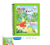 Libri da colorare ad acqua riutilizzabili, educativi per disegnare scarabocchi con penne, arte creativa interattiva, design portatile senza disordine, per l'apprendimento dei bambini