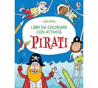 Libri da colorare con attività - Pirati