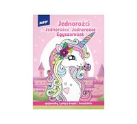 Libri da colorare con unisci i puntini Unicorni 210 × 276 mm, 32 pagine
