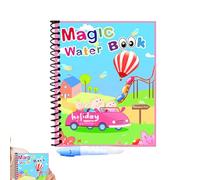 Libri da colorare d'acqua riutilizzabili - Doodle Educational Doodle Drawing Toy per divertimento creativo in età prescolare | Dipingi con libri, giocattolo, incoraggia i giocattoli divertenti, diping