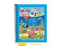 Libri da colorare d'acqua riutilizzabili - Doodle Educational Doodle Drawing Toy per divertimento creativo in età prescolare | Dipingi con libri, giocattolo, incoraggia i giocattoli divertenti, diping