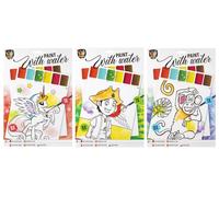 Libri da Colorare Dipingi con Acqua A4 con Pennello