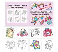 Libri da colorare, libri da colorare per bambini, libro da disegno artistico, pagine da disegno in grassetto con scene dettagliate per attività in amiglia Fun Time Holiday