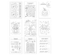 Libri da Colorare per Bambini | Album di Disegni a Tema Halloween per l'Infanzia,Guida Interattiva al Disegno, Idea per Studenti Ragazzi e Ragazze