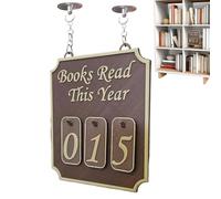 Libri decorativi per la decorazione domestica | Etichetta per libreria a tema, con sospesa | Divisore di libri della biblioteca come regalo ṕer gli amanti dei ļibri - Traccia dei topi di biblio