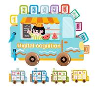 Libri Di Adesivi Riutilizzabili Per Bambini Piccoli | Attività Sensoriali Educative Per L'Apprendimento Prescolastico - Giocattoli Educativi E Di Apprendimento Per La Prima Infanzia - Per Capodanno Co