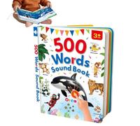 Libri di Apprendimento 'Inglese per Bambini Giocattolo Con Attivazione Al | Libro Parlante Per Imparare L'Inglese Per Bambini Ragazzi e Ragazze Casa Scuola e Via