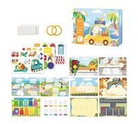 Libri Di Attività Silenziose: Giocattolo Da Viaggio In Aereo, Libro D Attività Per Bambini Piccoli, Viaggi, Viaggi Educativi Prescolari, Libro D Silenzioso Per Auto, Aereo, Ristorante