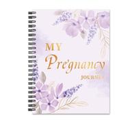 Libri di gravidanza per mamme, il mio diario di gravidanza Il mio viaggio di gravidanza, un diario della mamma per mamme appena sfornate - Libro creativo di promemoria di gravidanza per mamma e F