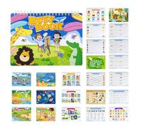 Libri di Puzzle per Bambini - Giocattoli Educativi A Doppia Faccia | Libri Di Scrittura Giocattoli Attività Di Viaggio,Per Natale Compleanno Ragazzi Ragazze Prescolare E Viaggio