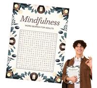 Libri di ricerca di parole per adulti | Parola Trova libri di puzzle, attività di intrattenimento portatili, giochi di esercizi cerebrali per passatempo in sala d'attesa