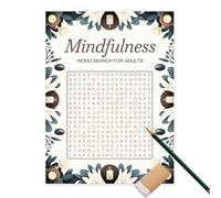 Libri di ricerca di Word, libri di ricerca per adulti, giochi rilassanti per alleviare lo stress | Set Word Fund per adulti per tenere i pensieri, giochi di attività per alleviare lo stress, tra cui
