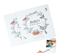 Libri di ricordi per bambini, libro di ricordi per bambini - Album per diario del bambino - Album fotografico Milestone Book, libro dei ricordi, libro dei ricordi per bambini conservato neutrale di