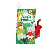Libri di stoffa, Libri di animali increspati - Libri in tessuto stropicciato Touch and Feel,Libri di attività, giocattoli sensoriali, giocattoli Montessori per la prima educazione per Eastuy