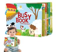 Libri di strappo per bambini piccoli, libri adesivi per bambini - Riconoscimento di lettere Libri di strappo per ragazzi | Attività creative di apprendimento prescolare per i