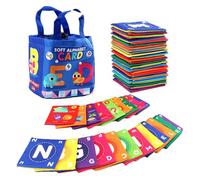 Libri di tessuto da bagno - Libri di Alfabeto Animali, Libro di apprendimento dei bambini, Giocattolo educativo, Libro in tessuto morbido | Libbro da bagno Attività tranquilla per , ragazzi