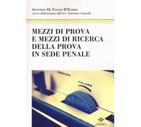 Libri Di Tullio D'Elisiis Antonio - Mezzi Di Prova E Mezzi Di Ricerca Della Prov